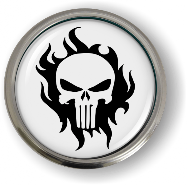 Punisher 3D Domed Emblem